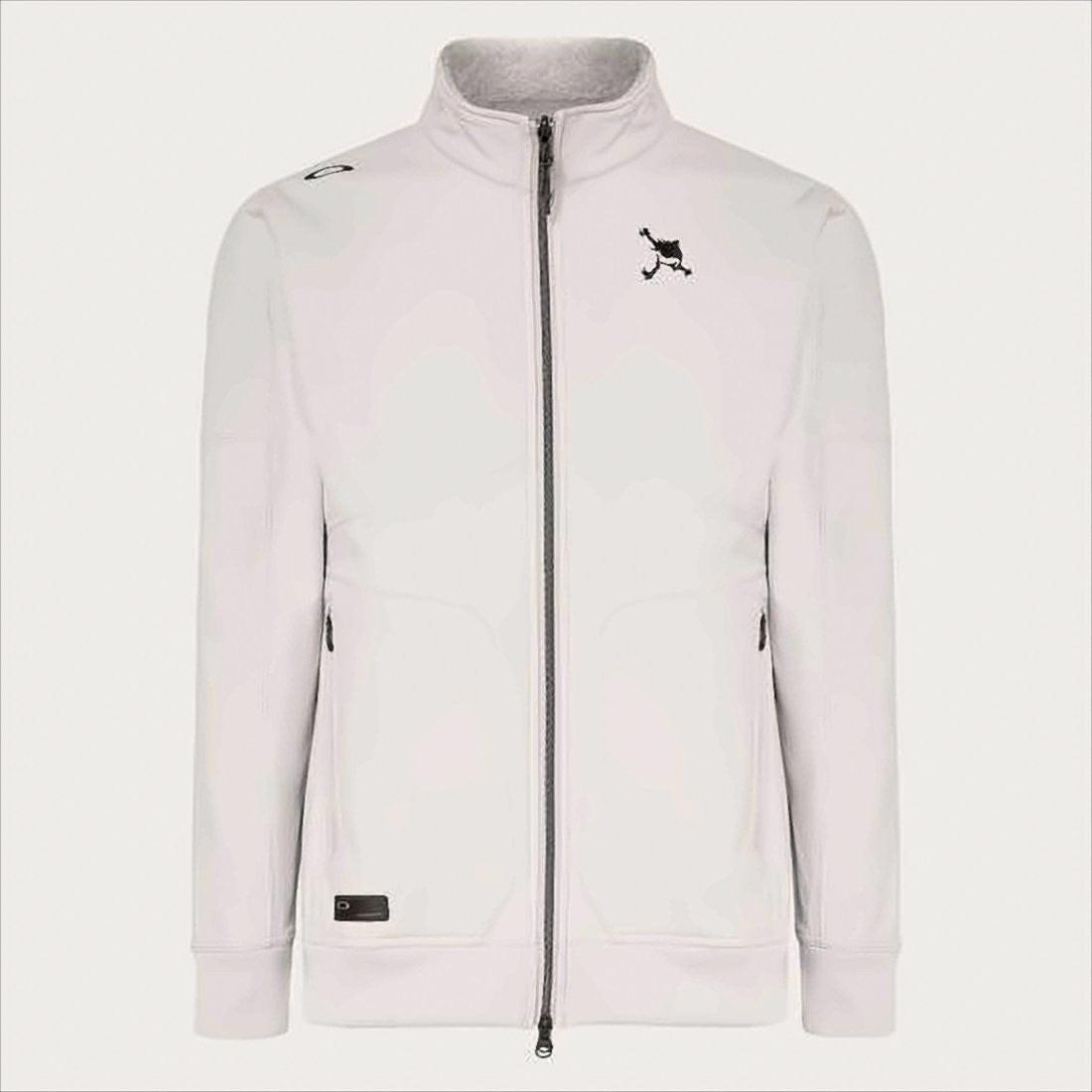 Minimalist Full-Zip Oakley Jacket with High Collar