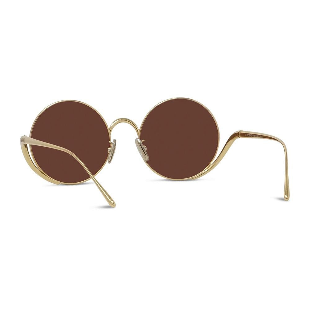 Round Sunglasses LW40187U Gold