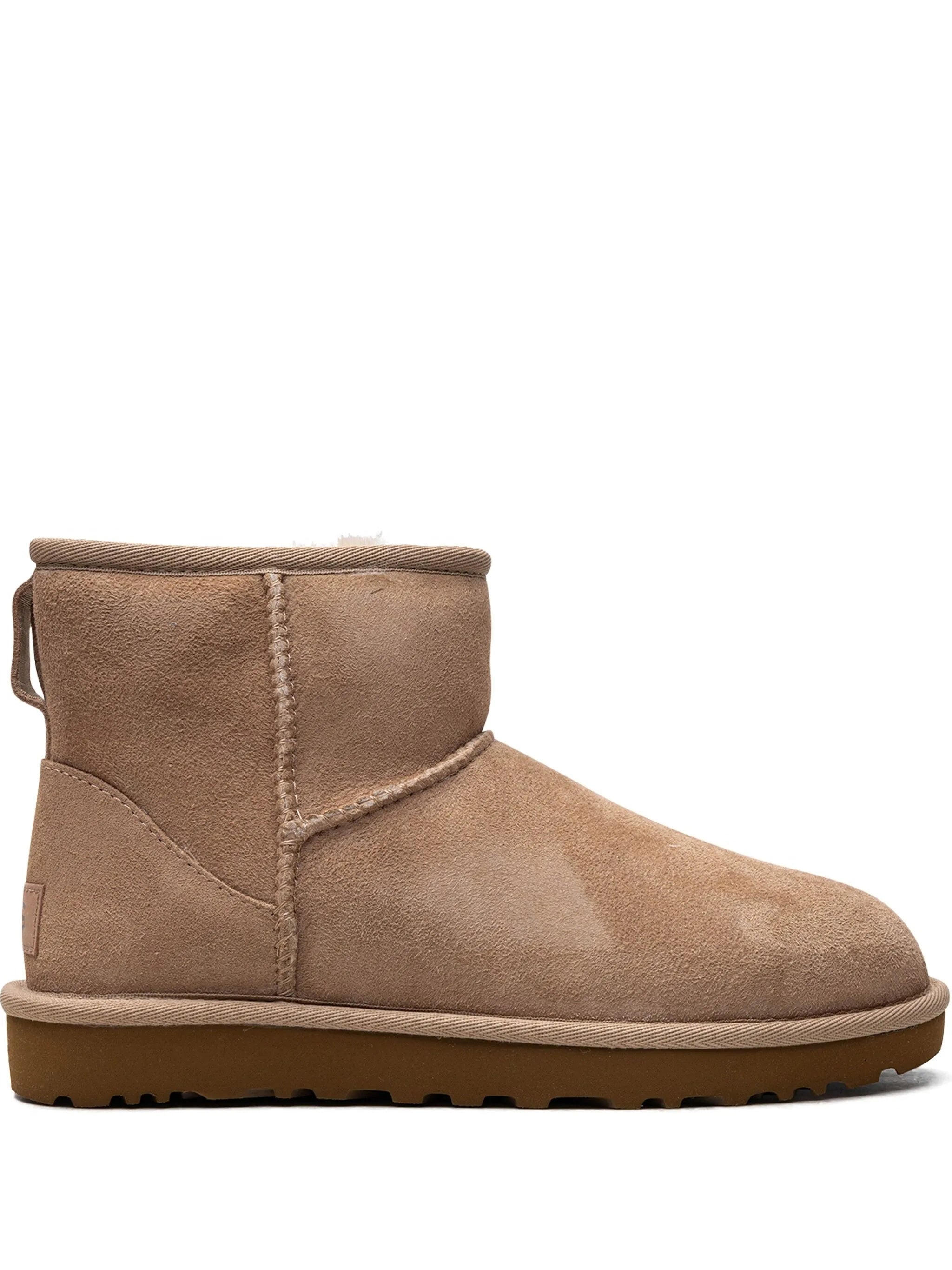 Brown Classic Mini Ii Suede Ballerinas