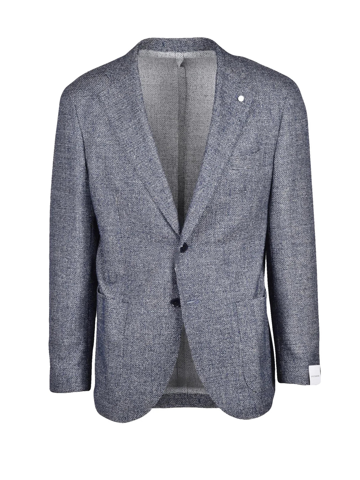 Round Jacket Linen/Cotton/Polyamide - Blue