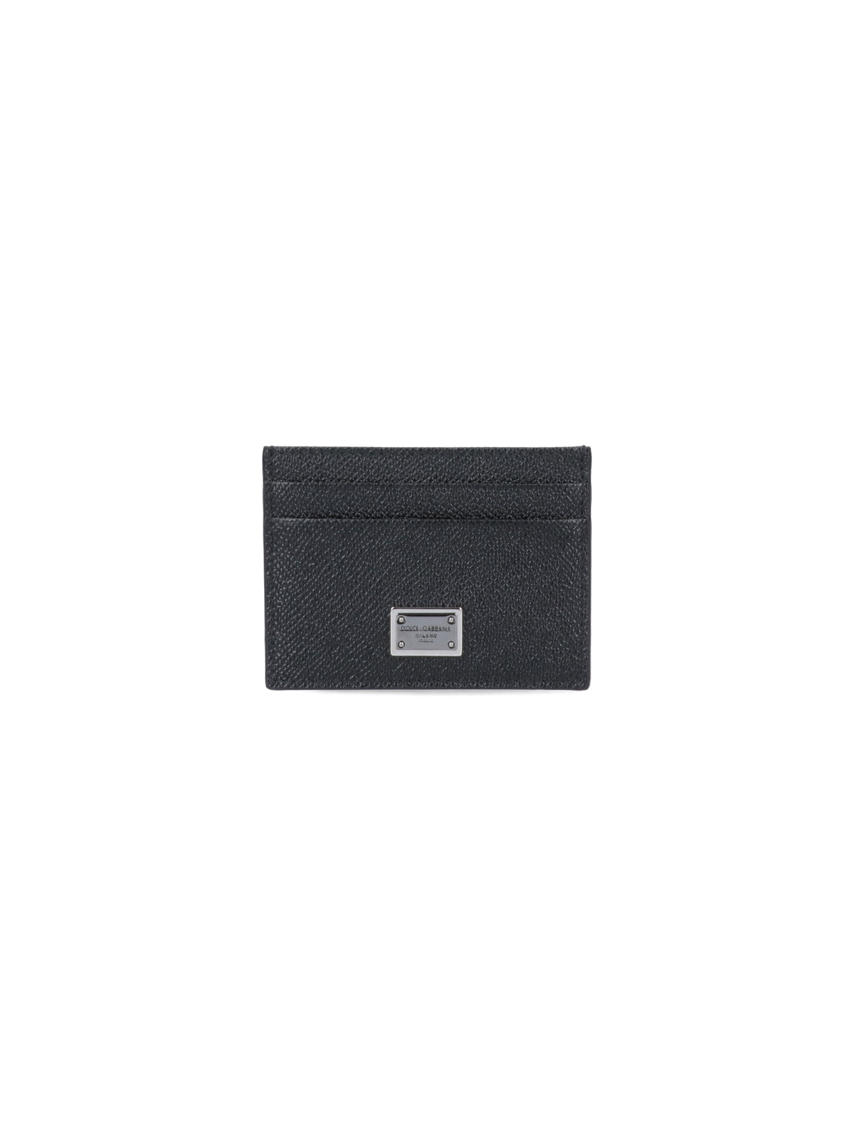 Saffiano Leather Cardholder with Engraved Logo