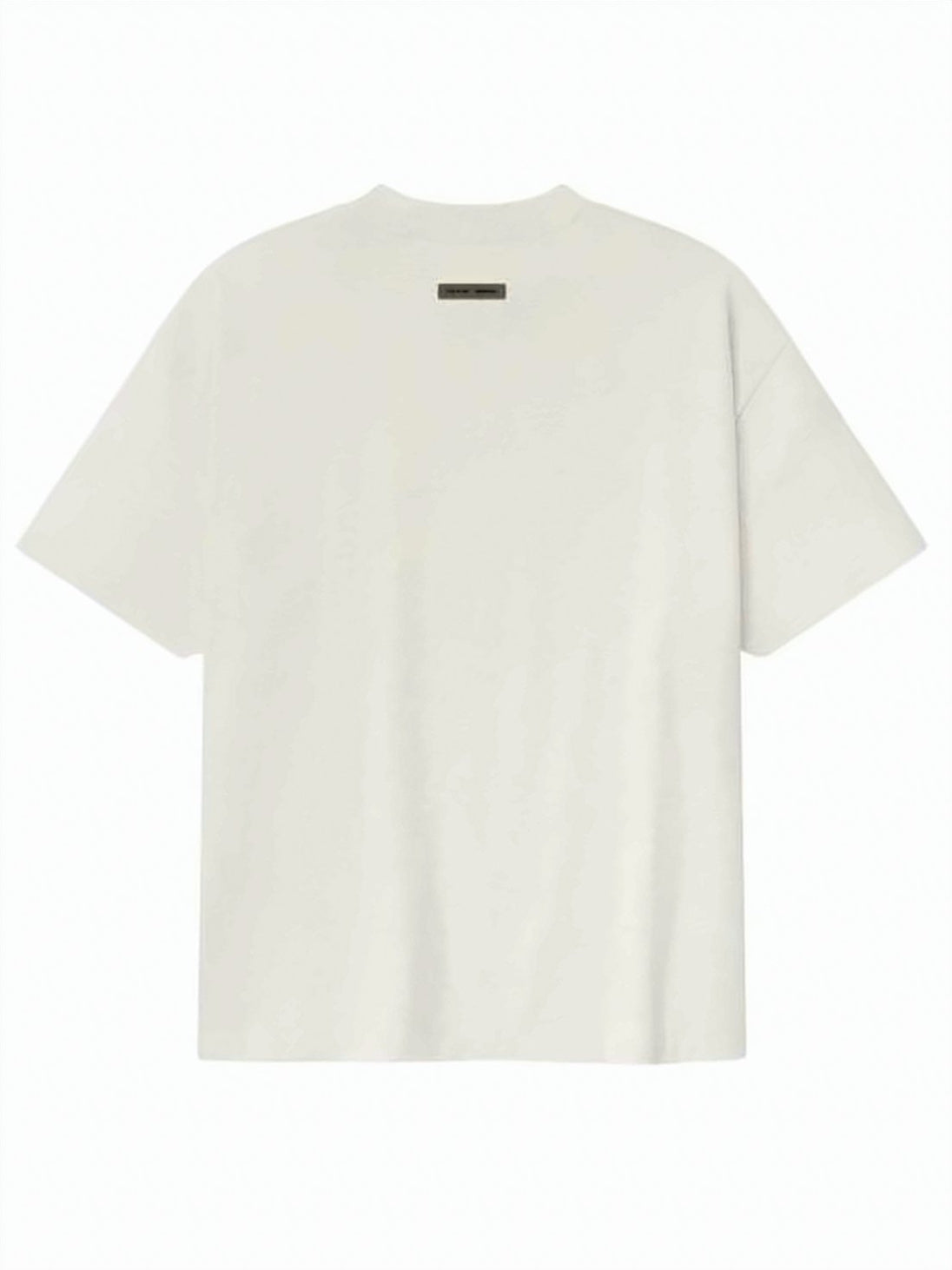 Short-Sleeved Crew Neck T-Shirt with Embossed Logo