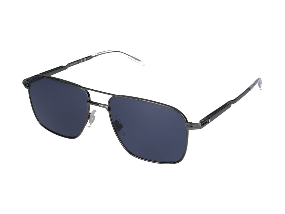 Sunglasses Montblanc MB0278S 003 ruthenium ruthenium blue 56/16/145