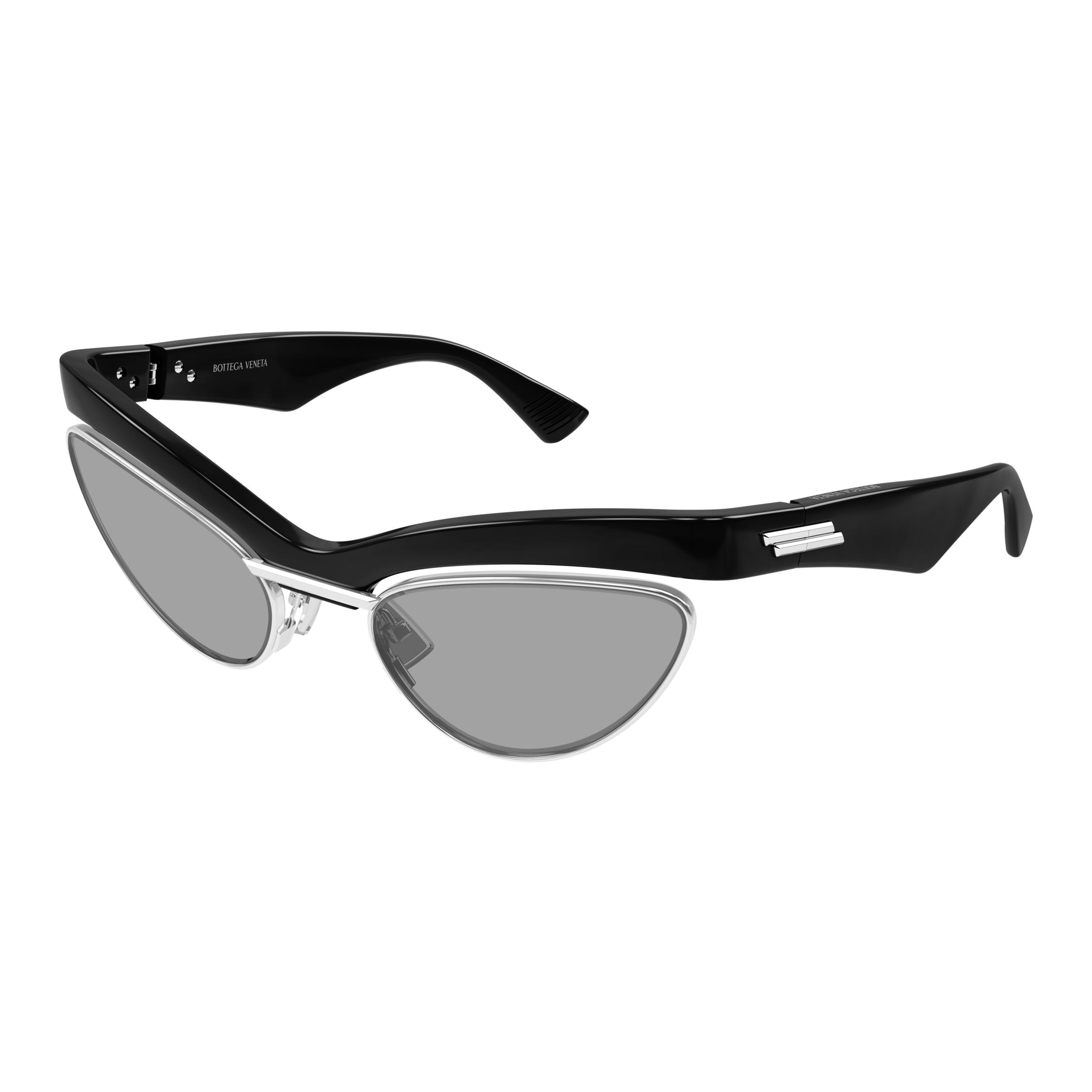 Black Bv1480s Thick Acetate Cat-Eye Sunglasses