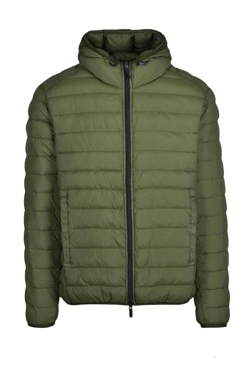 Nylon Down Jacket Zip Clip - Green