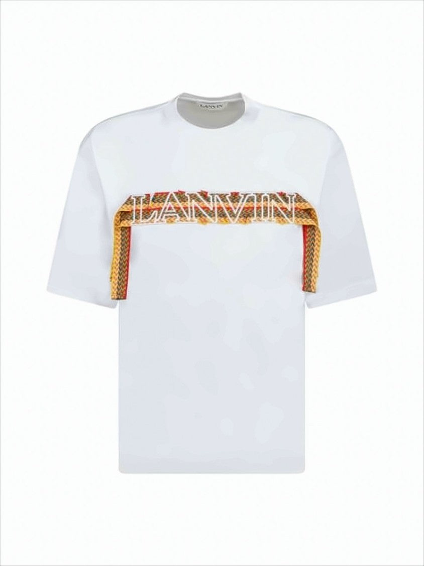 Short-Sleeved T-Shirt with Bold Graphic Design