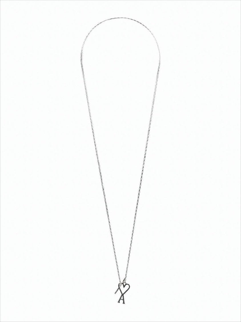 Delicate Silver Necklace with Heart