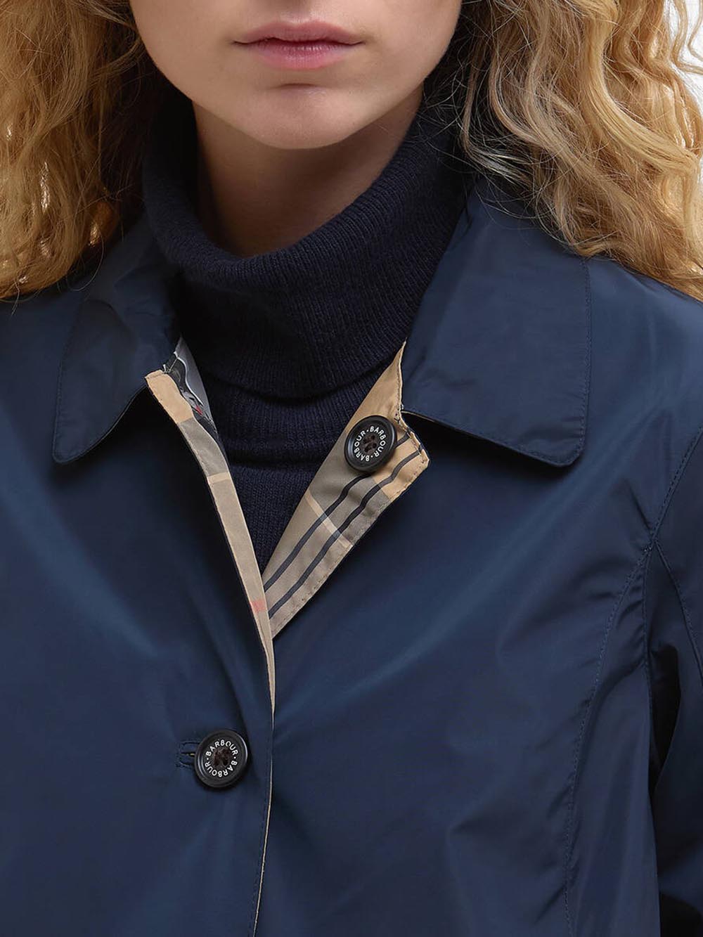 Babbity Showerproof Coat with Classic Button-Up Design