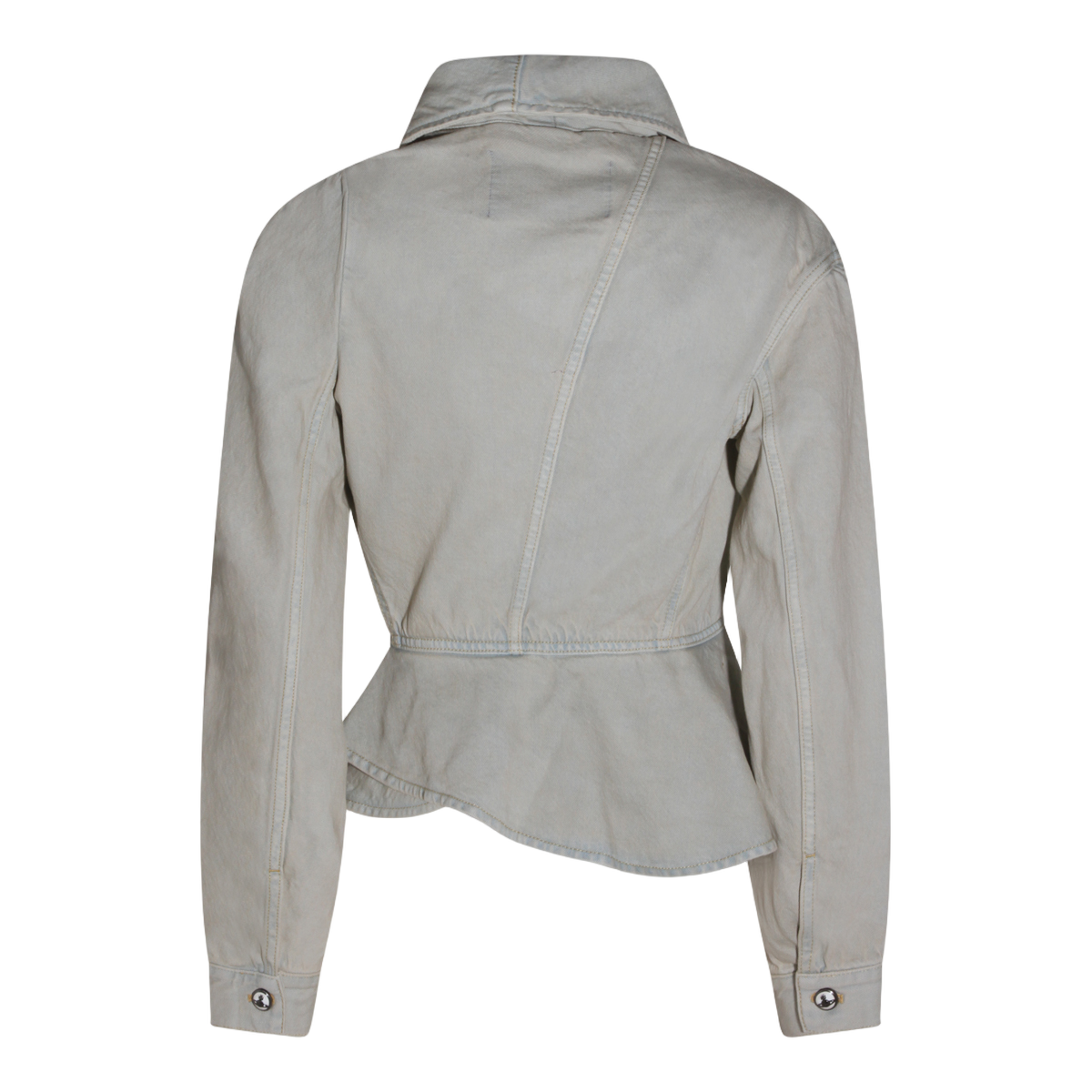 Tailored Blue Jacket with Classic Collar