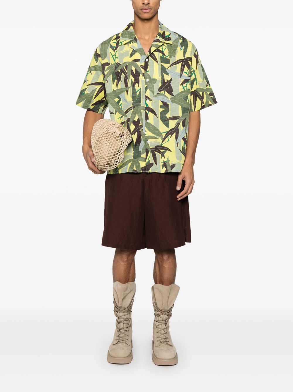 Lime Green Short-Sleeve Shirt