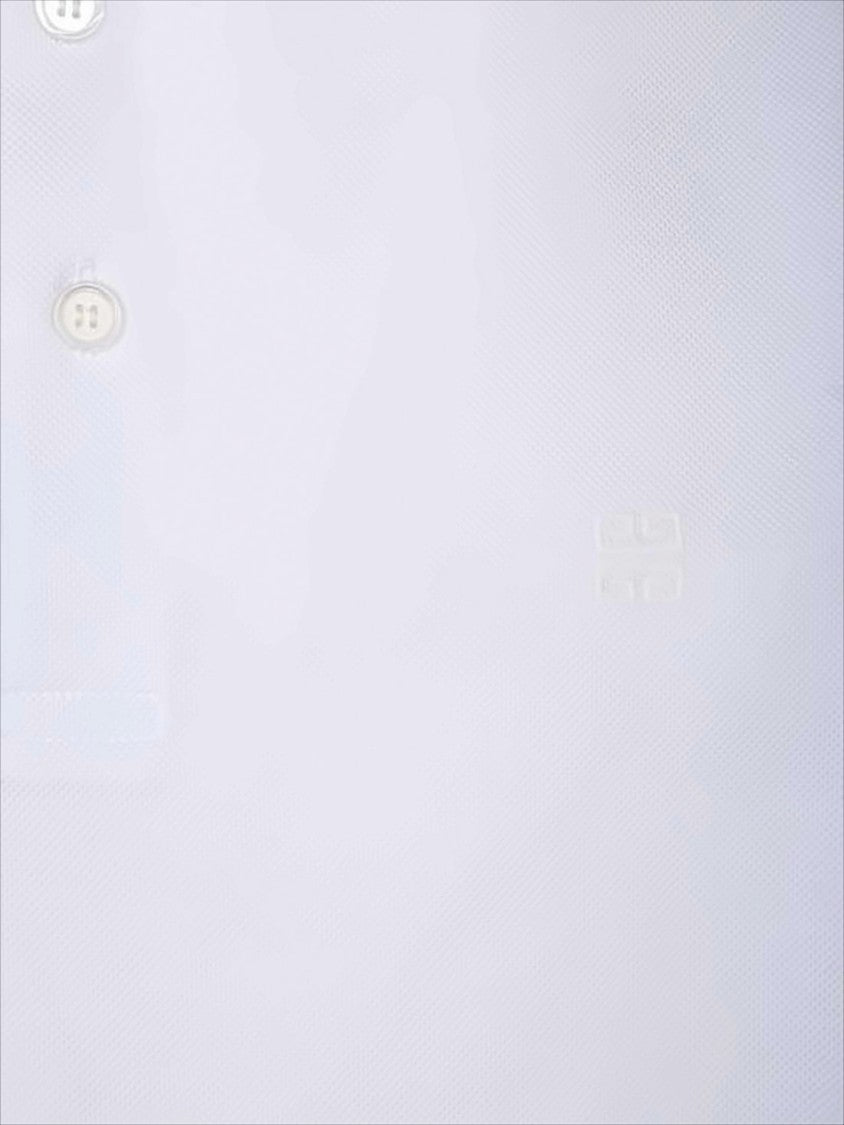 Short-Sleeve Polo Shirt with Textured Pattern