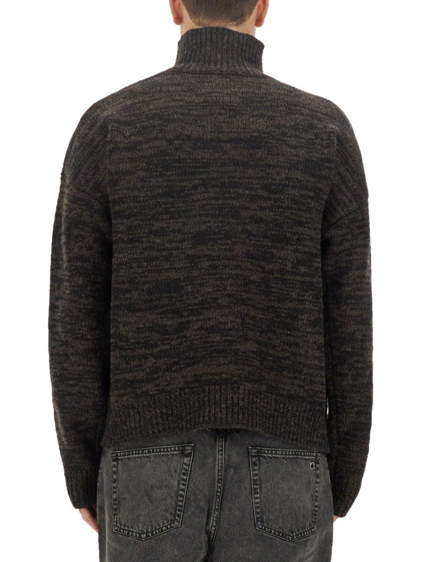 High Neck Merino Wool Sweater