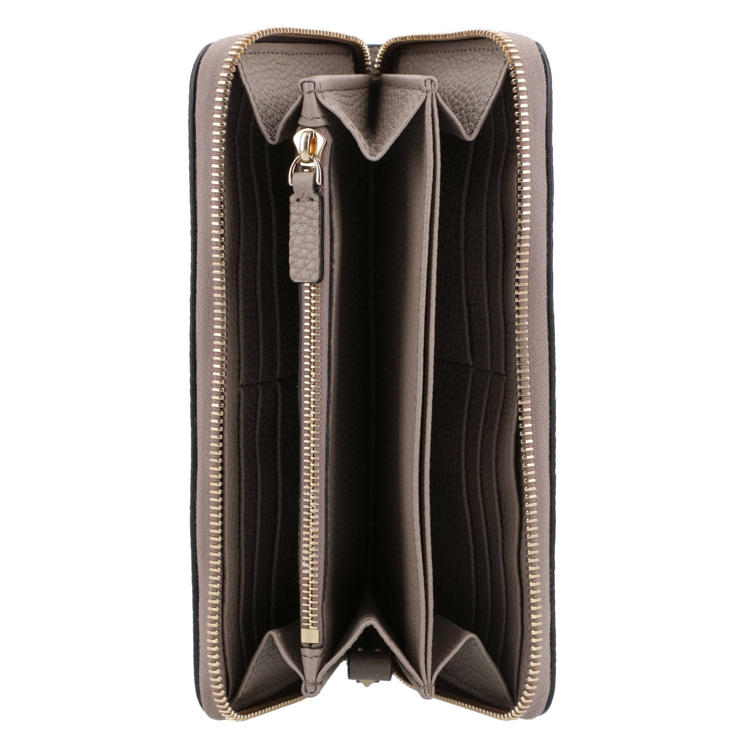 Rockstud Grey Leather Wallet