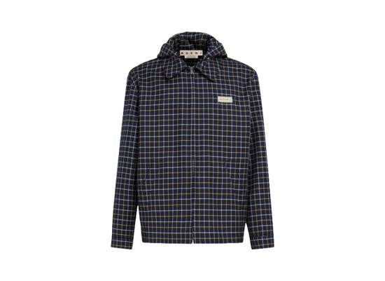 Checked Pattern Long-Sleeve Jacket