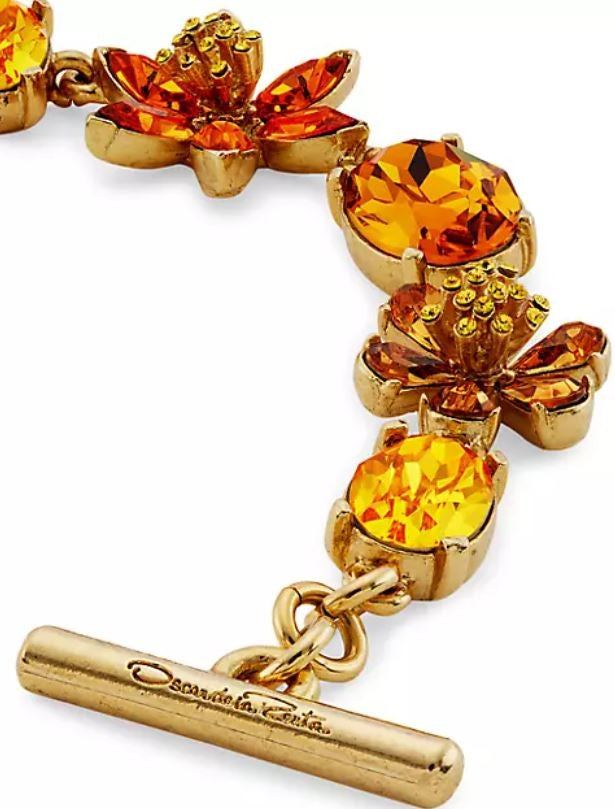 Crystal Flower Bracelet