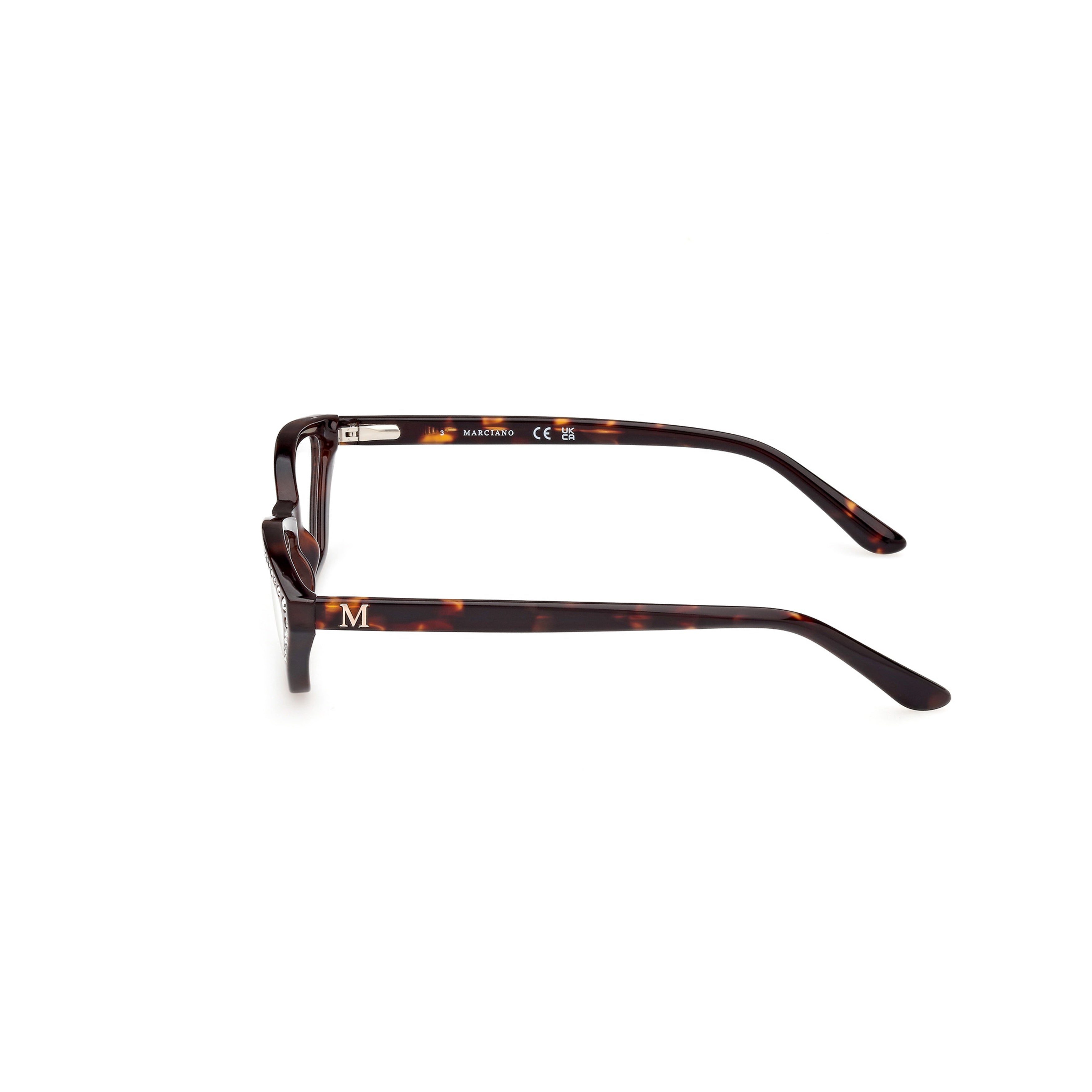 Gm50002 54052 Geometric Cat-Eye Sunglasses with Tortoiseshell Finish