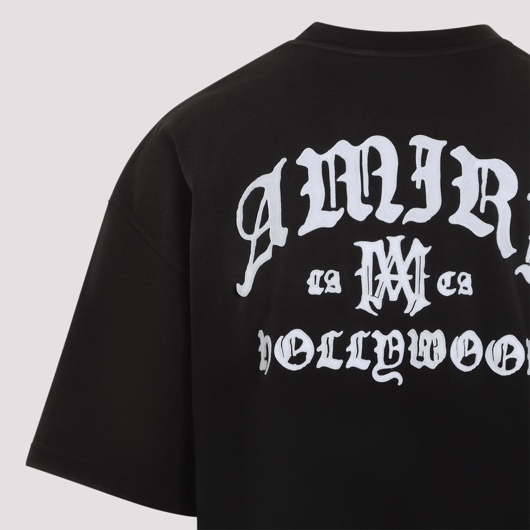 Relaxed Fit Black T-Shirt With Gothic Graphics