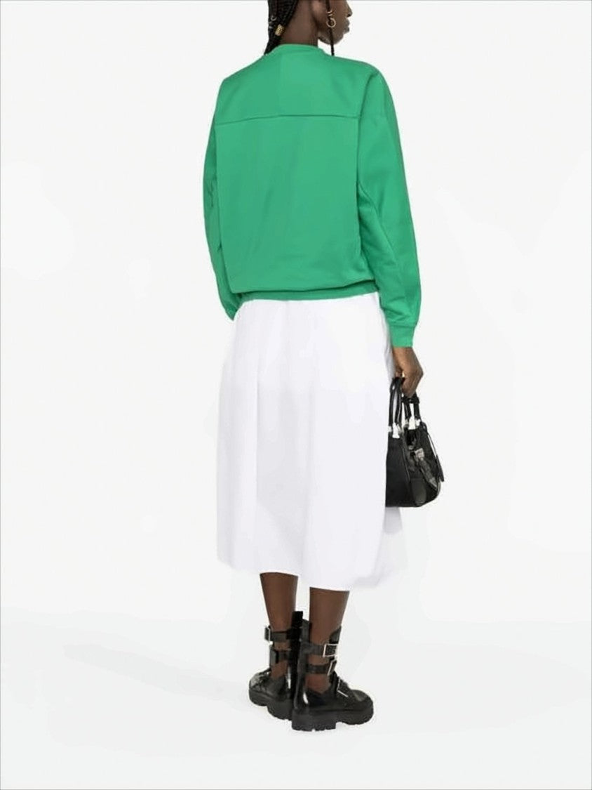 Long-Sleeve Graphic Sweatshirt with Ribbed Cuffs