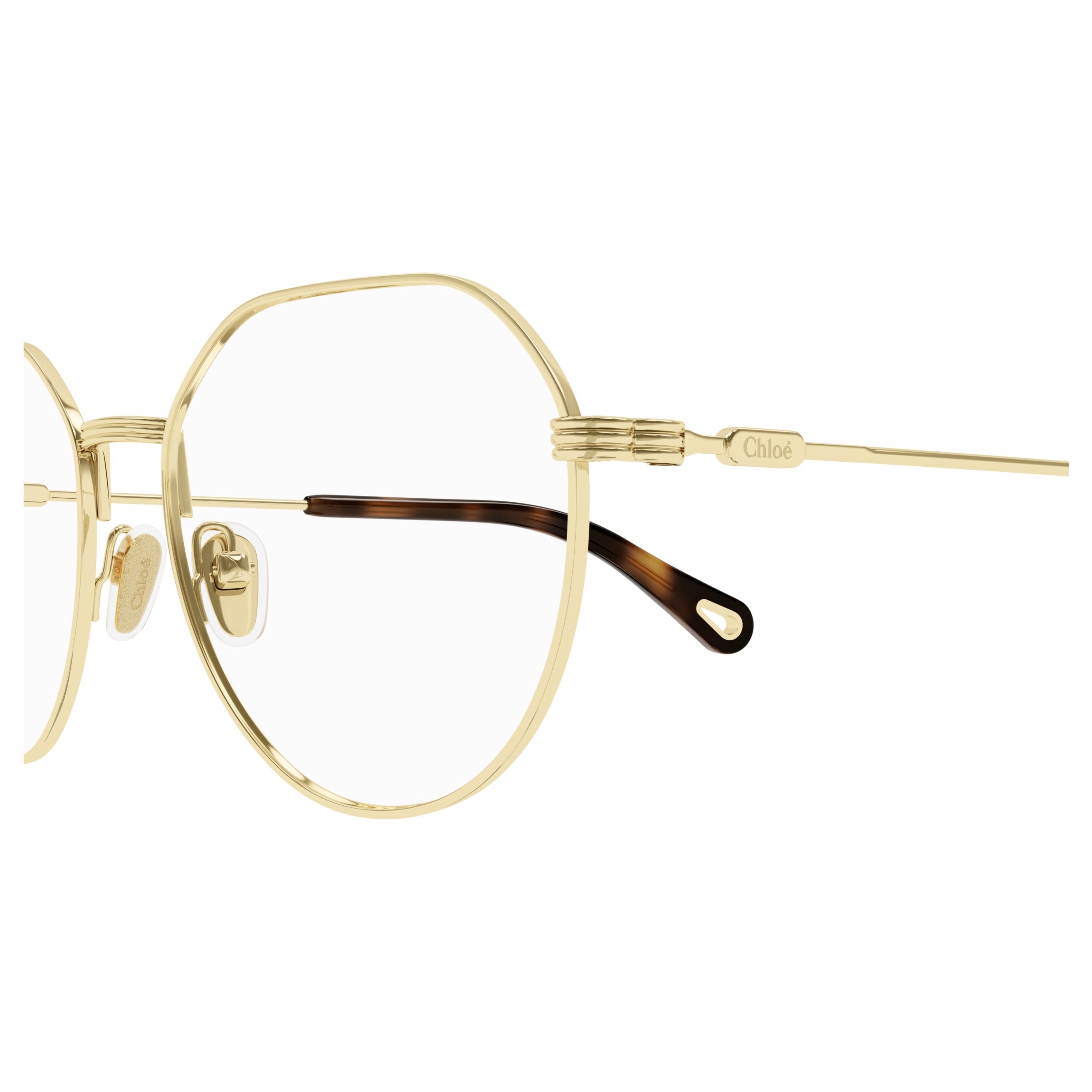 Ch0180o Delicate Gold-Finish Eyeglasses