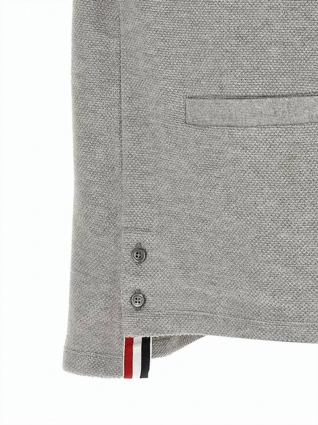 Textured Knit Cardigan with Striped Accents