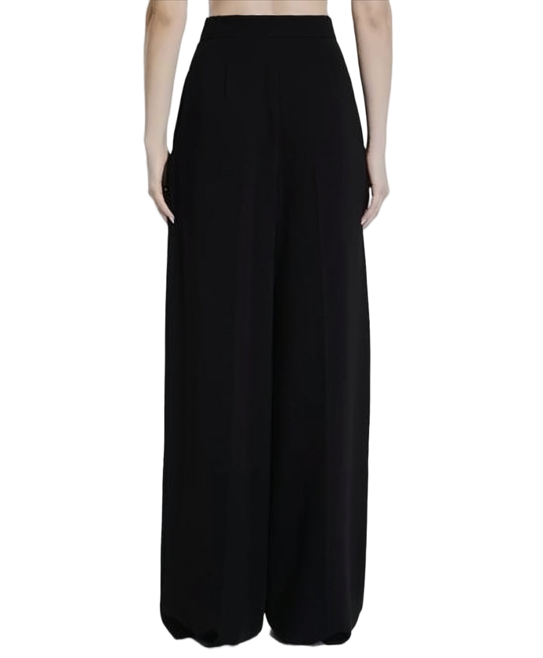 Wide-Leg Suit Pants with High Waist
