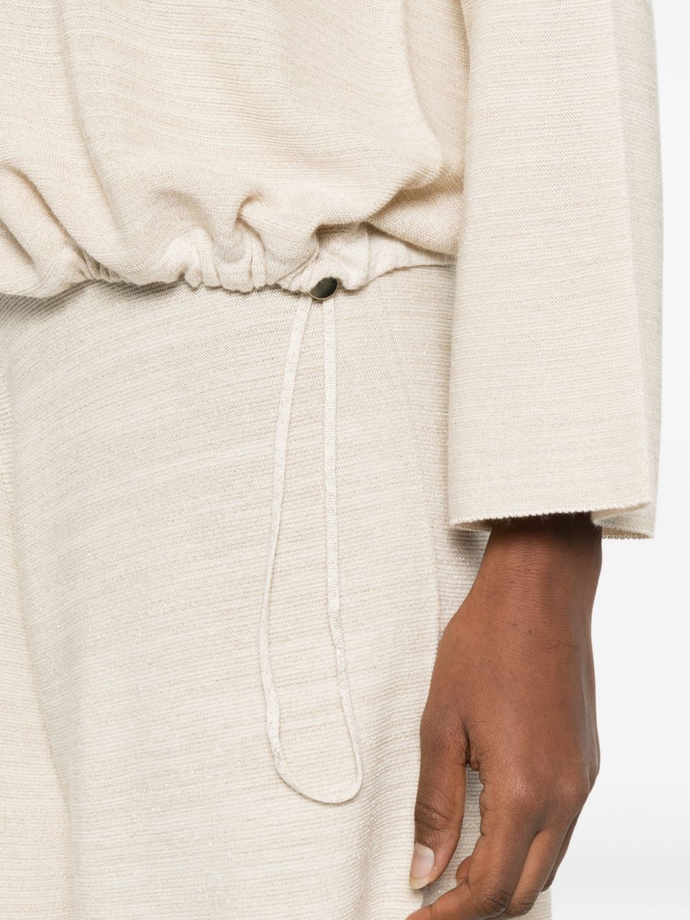 Relaxed-Fit Top With Three-Quarter Sleeves