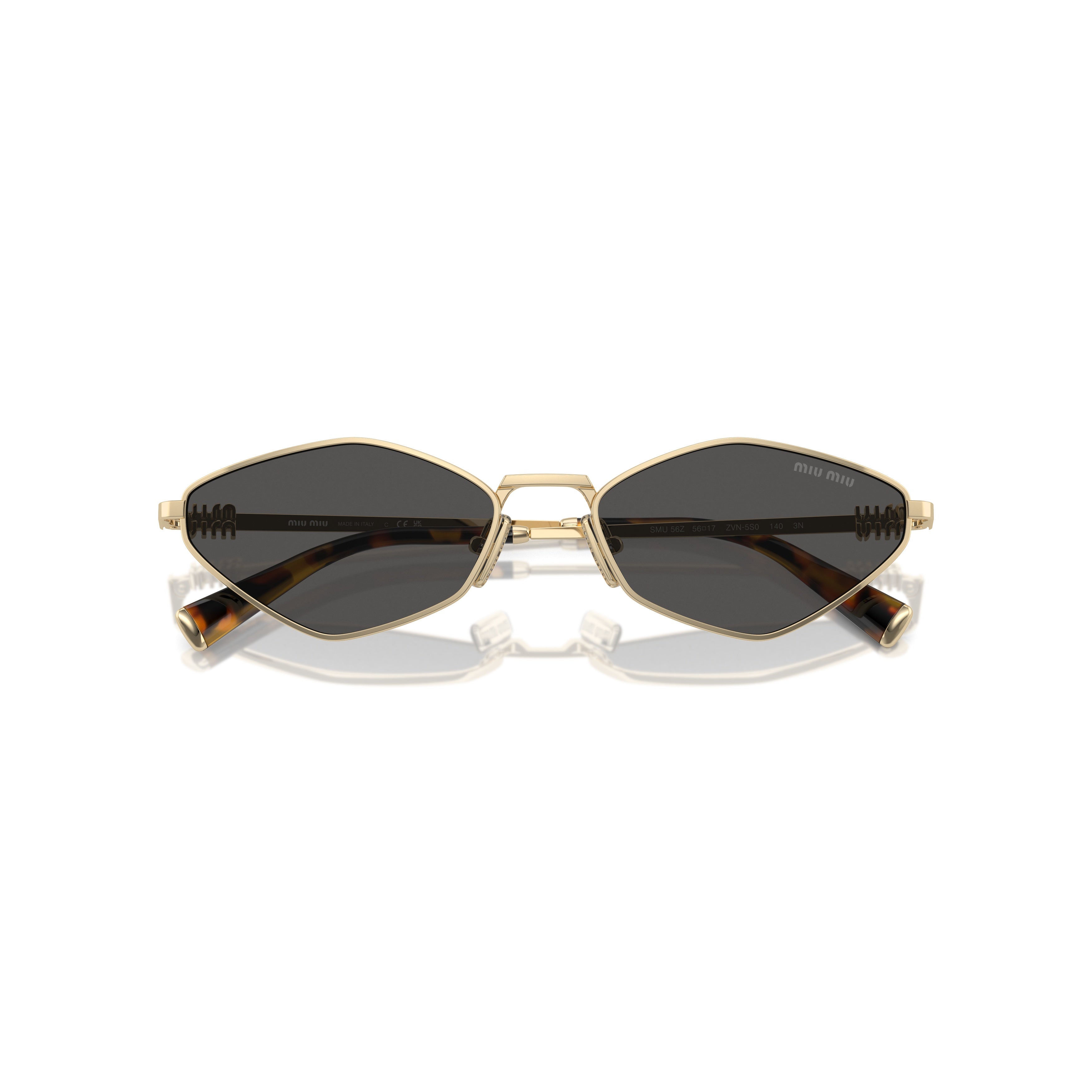 0mu 56zs Angular Geometric Sunglasses
