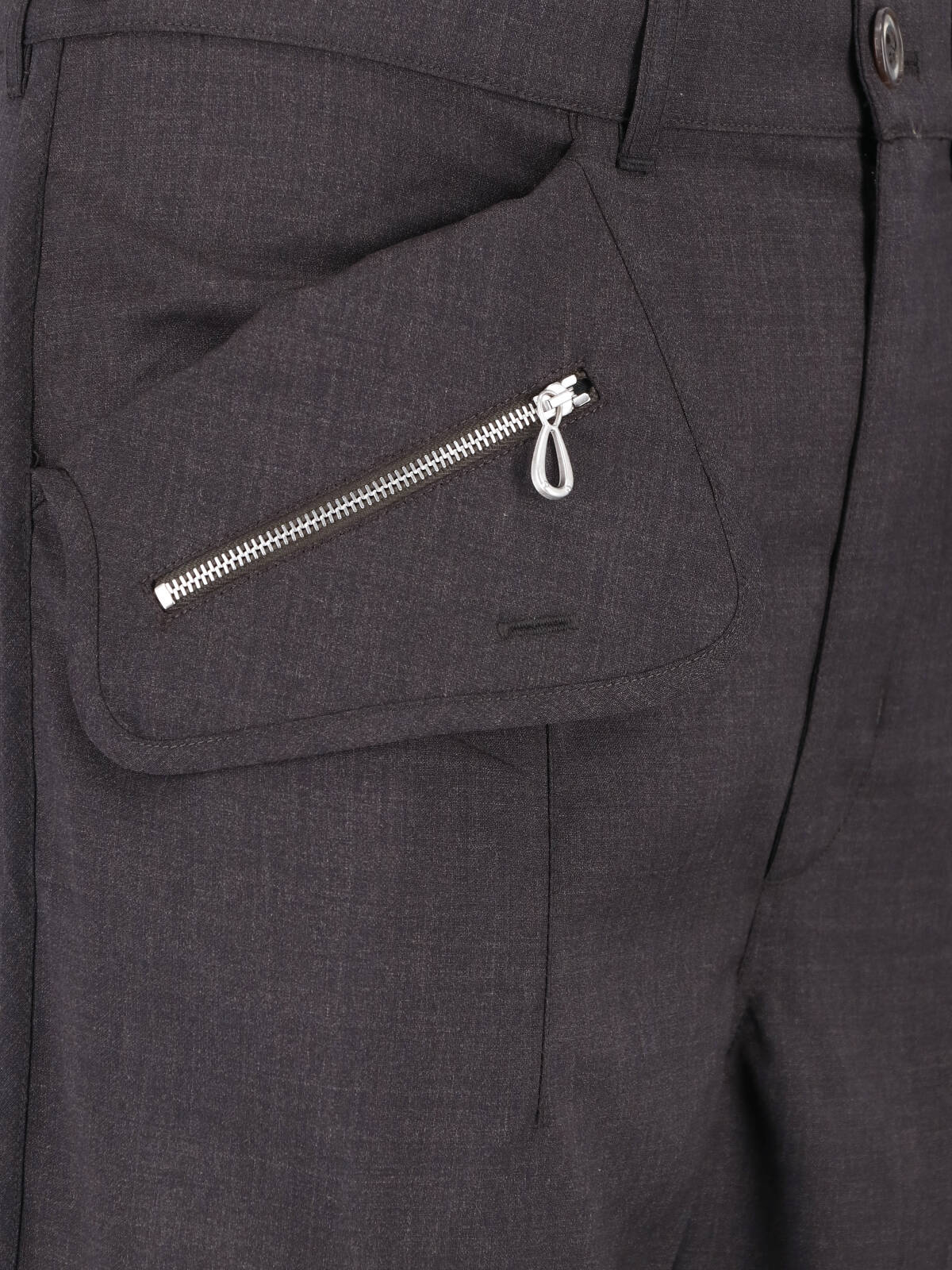 Brown Komlo Straight-Leg Virgin Wool Trousers