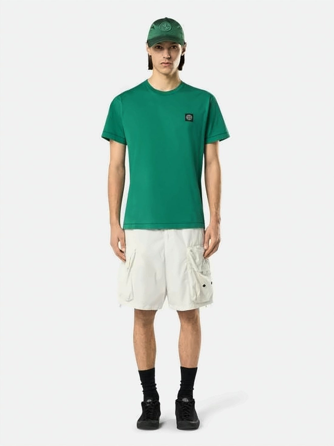 Slim-Fit Malachite Green Cotton Jersey T-Shirt