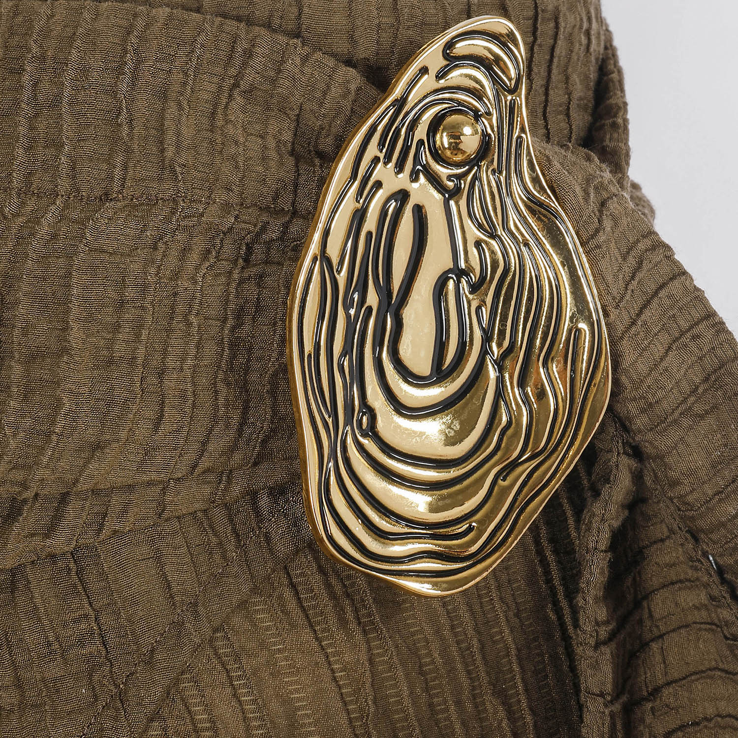 Midi Pareo In Textured Fabric
