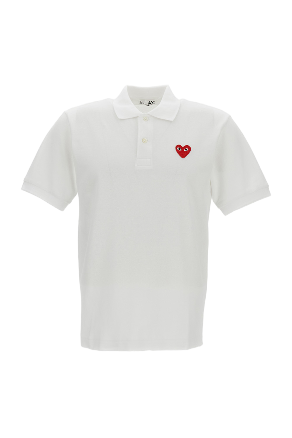 White Cotton Polo Shirt