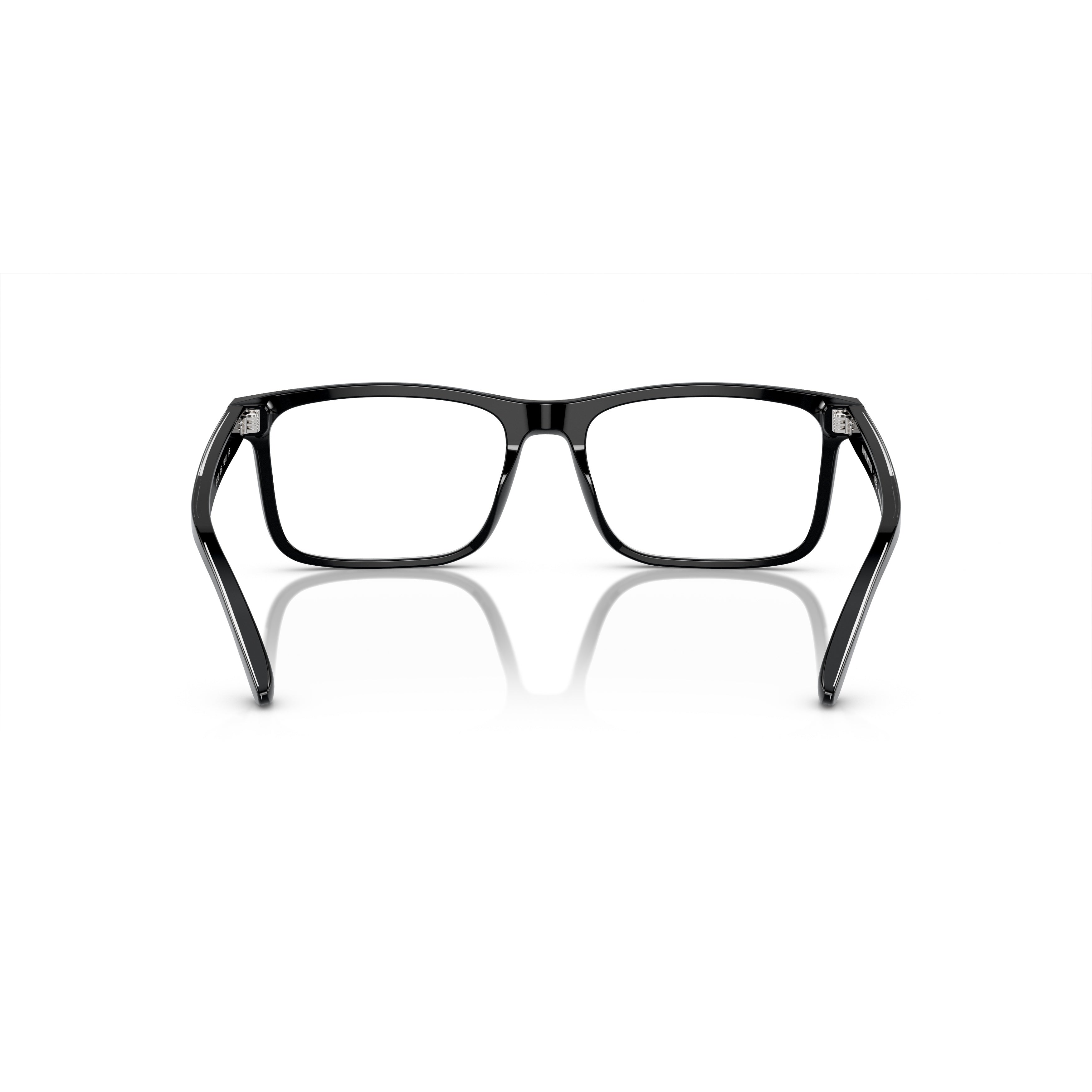 0ea3227 Rectangular Black Acetate Eyeglasses with Minimalist Design