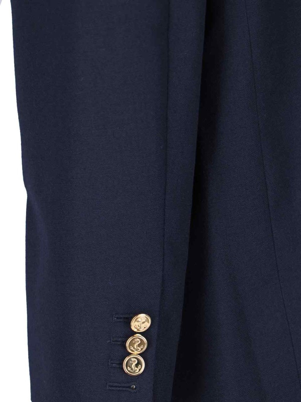 Blue Virgin Single-Breasted Blazer – Blue