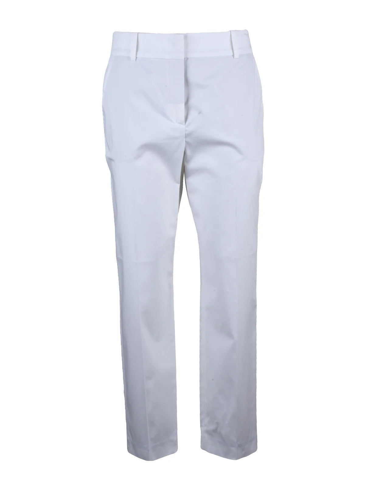 Eleventy Cotton Lyocell Elastane Pants - White