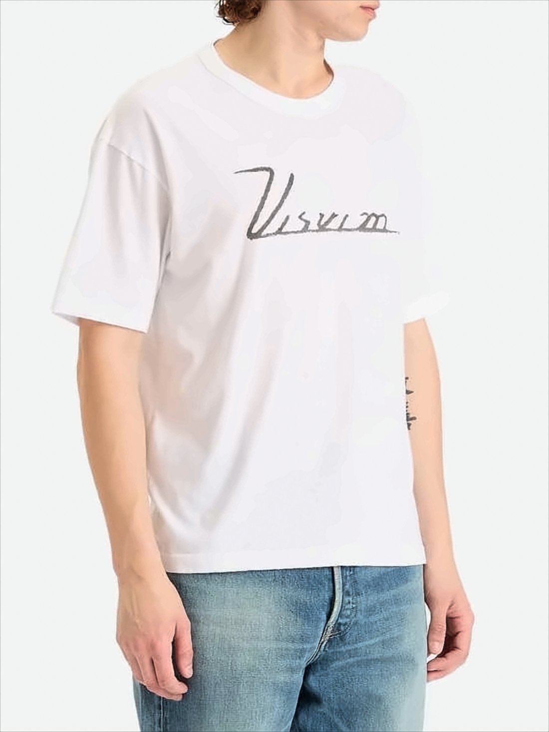 Short-Sleeve T-Shirt with Handwritten Logo Print