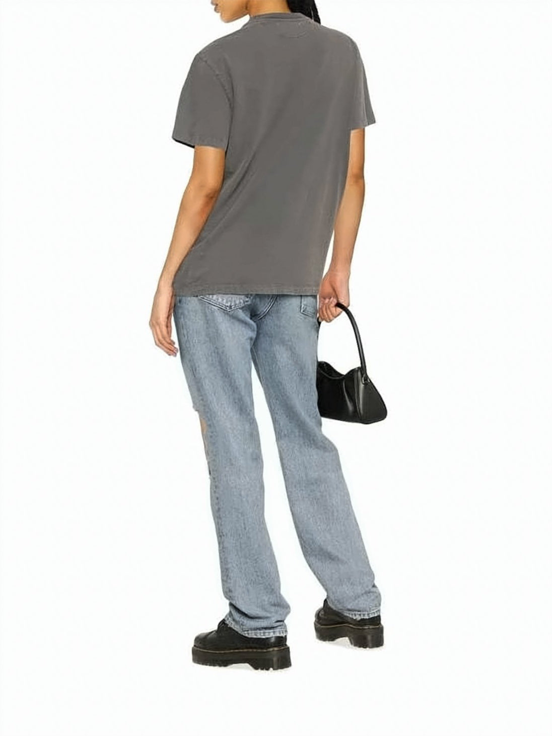 Charcoal Grey Cotton T-Shirt