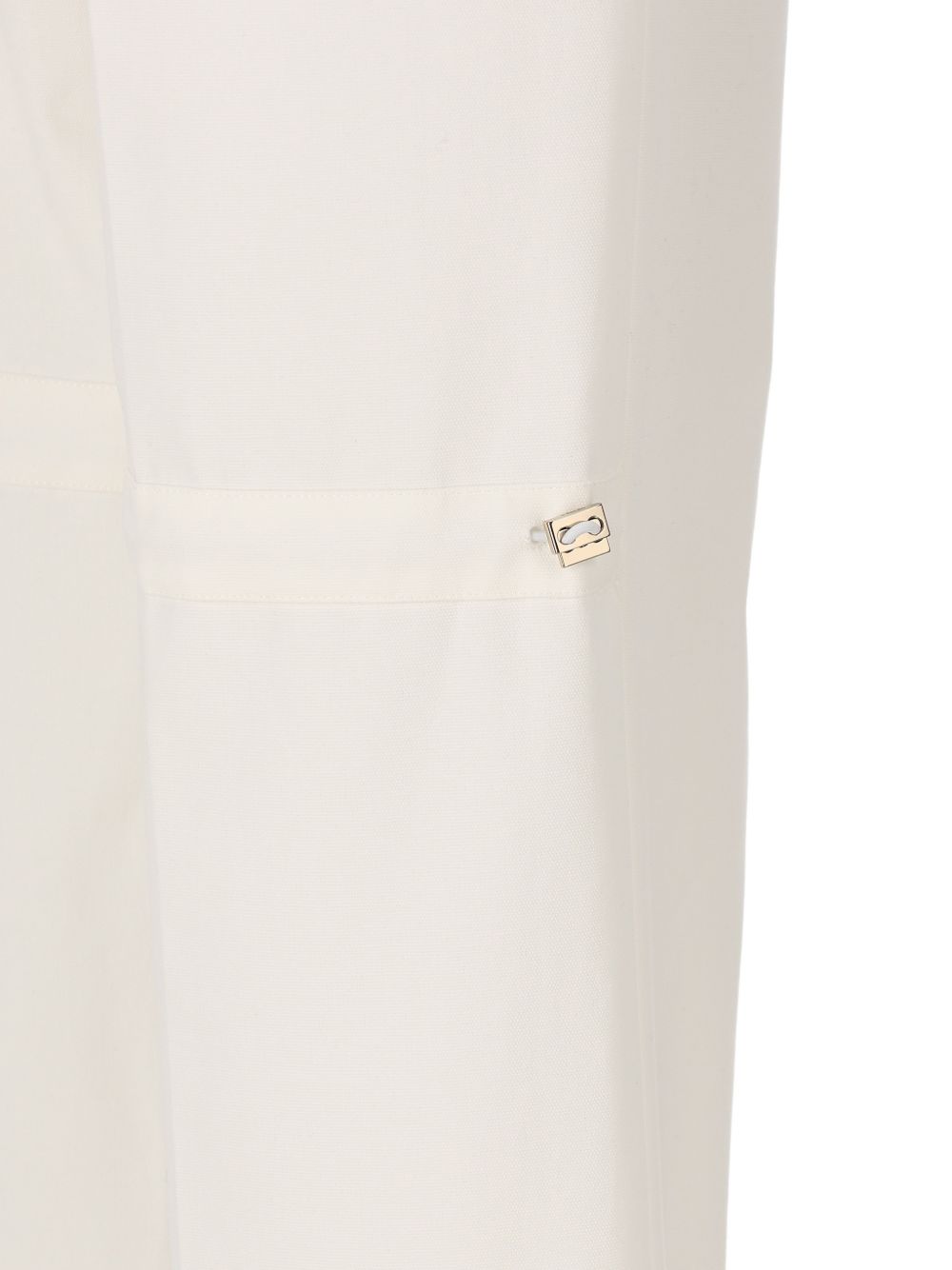 Straight-Leg Technical Cotton Canvas Trousers
