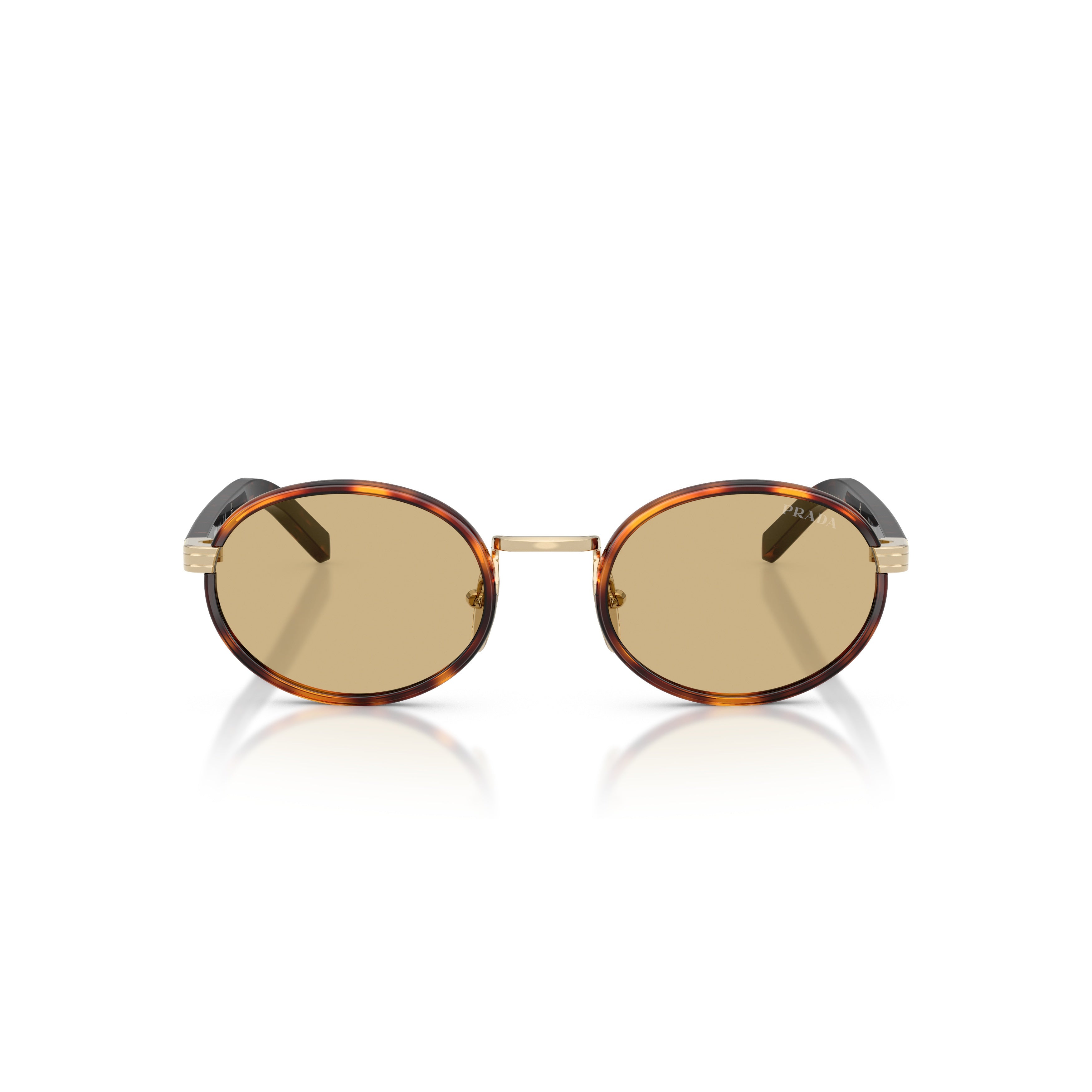 0pr B56s Oval Tortoiseshell Sunglasses