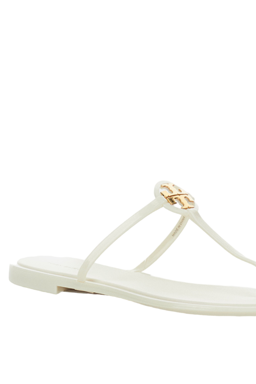 Miniaturowe sandały T-Strap White Jelly