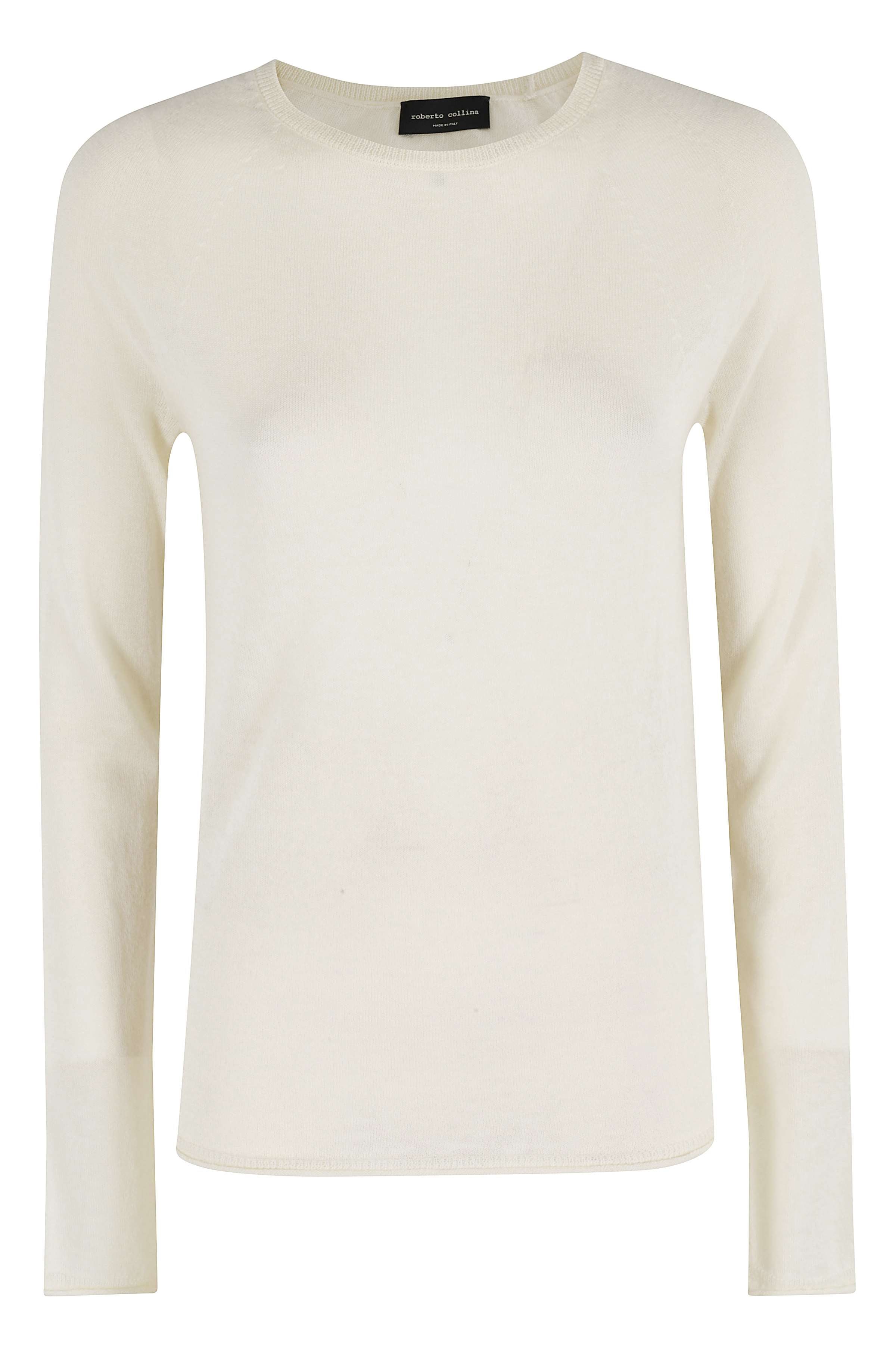 White Crew Neck Sweater