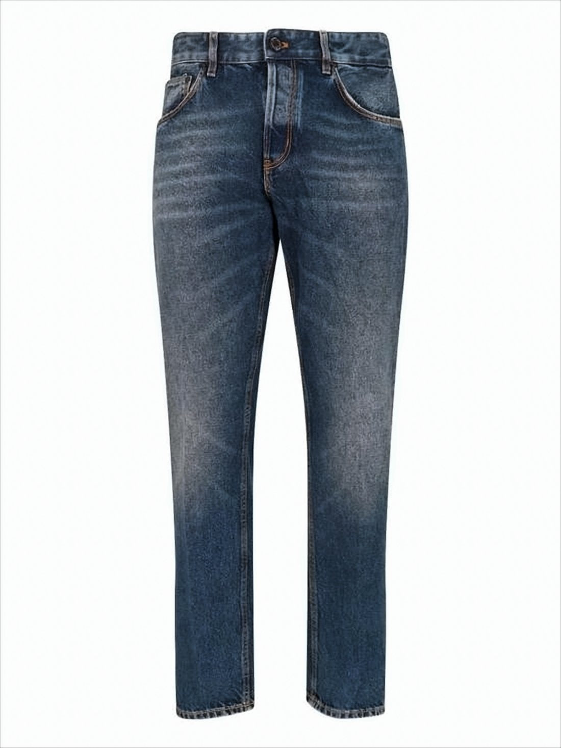 Medium Blue Classic Denim Pants