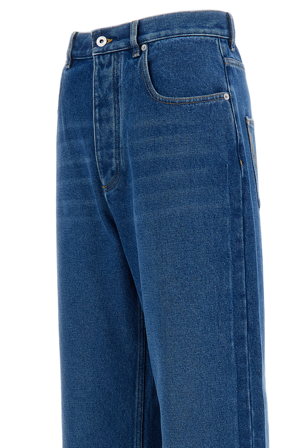 Mid Blue Wide Leg Jeans