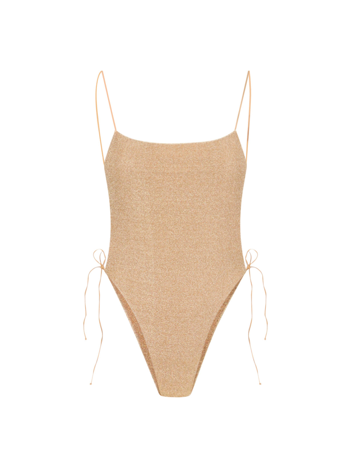 Gold Lumière Metallic One-Piece Swimsuit