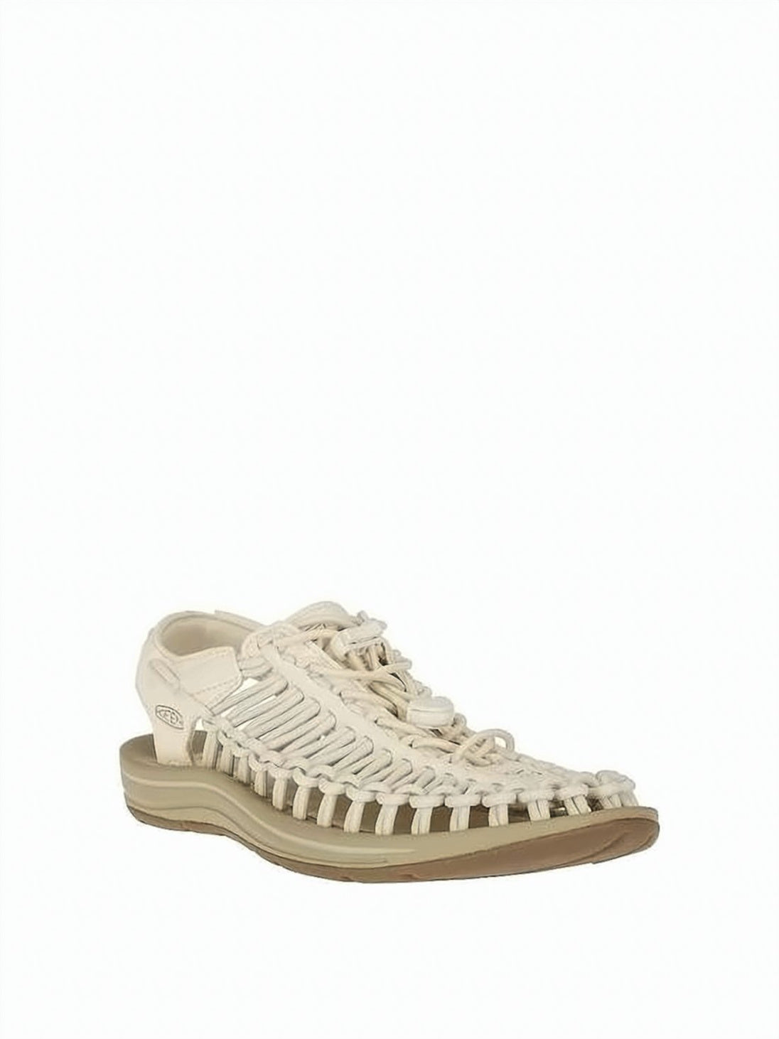 Woven Open-Toe Sandals with Interlaced Straps