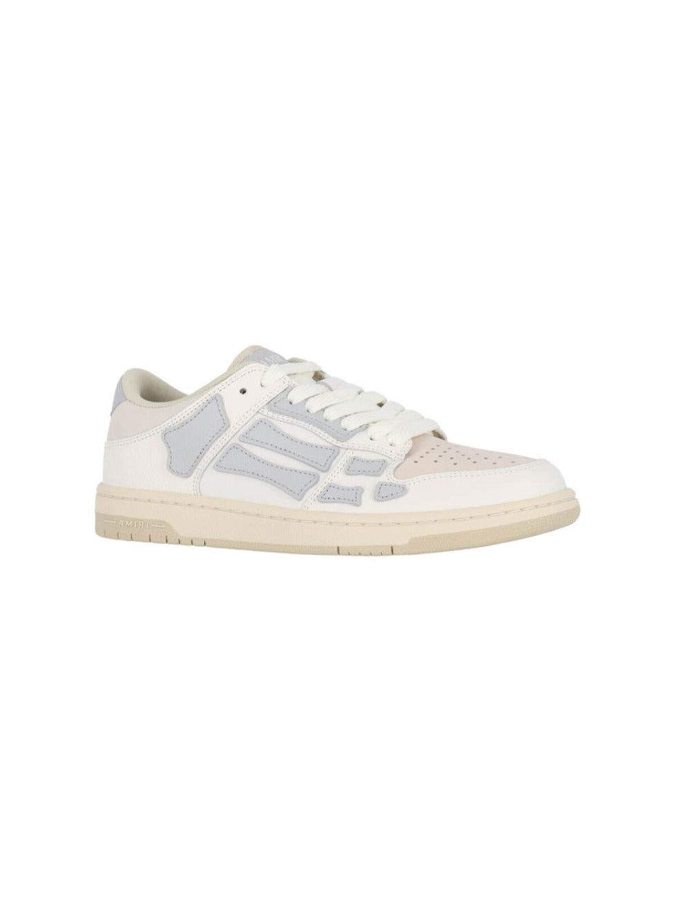 Low Top Sneakers With Grayscale Accents