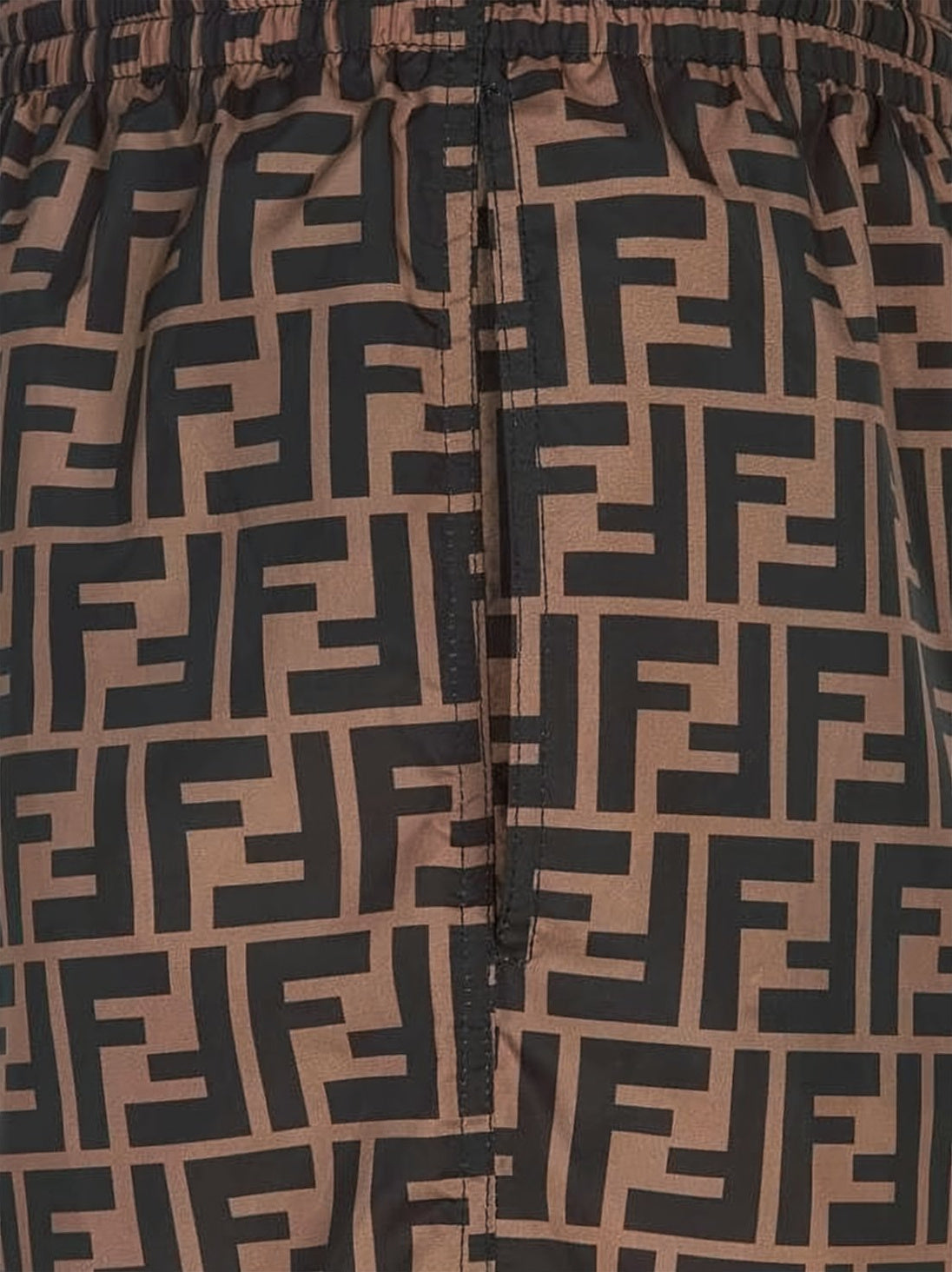 Geometric Pattern Shorts with Elastic Waistband