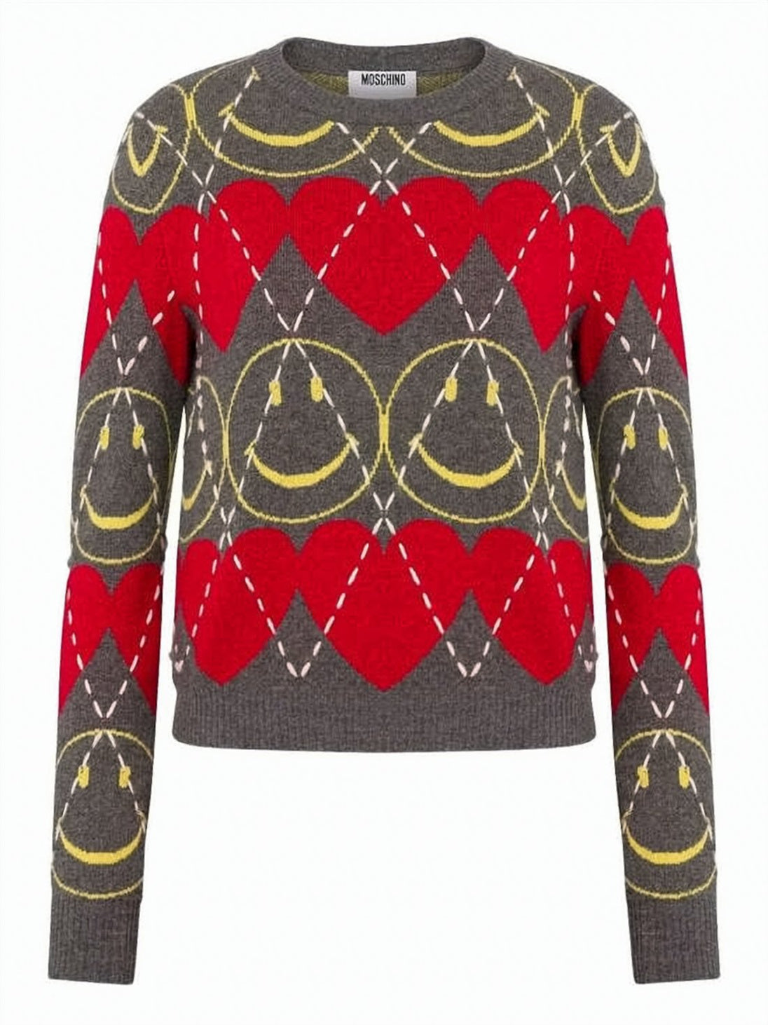 Knitted Sweater with Heart