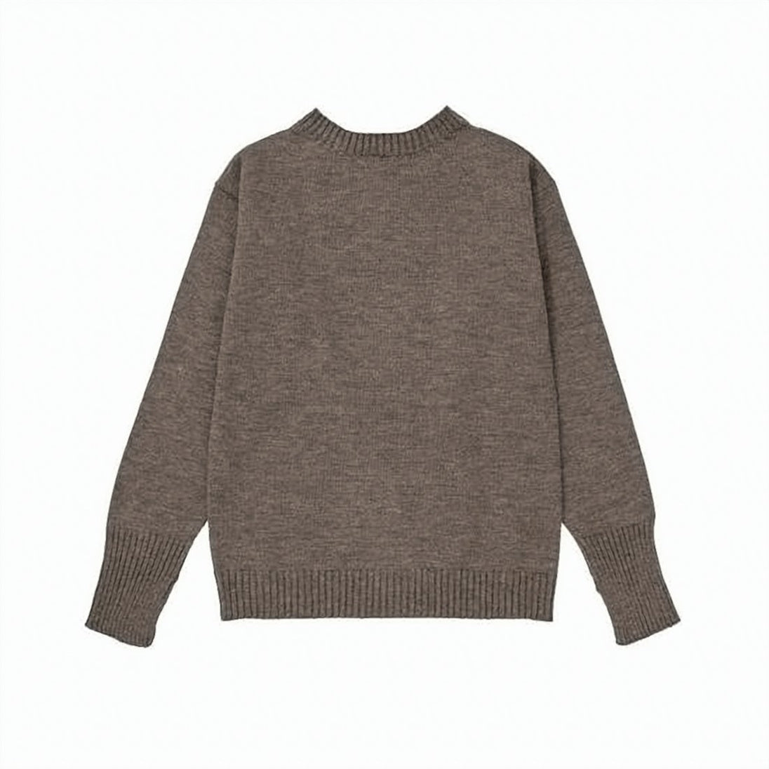 Timeless Merino Wool Sweater with Ribbed Cuffs