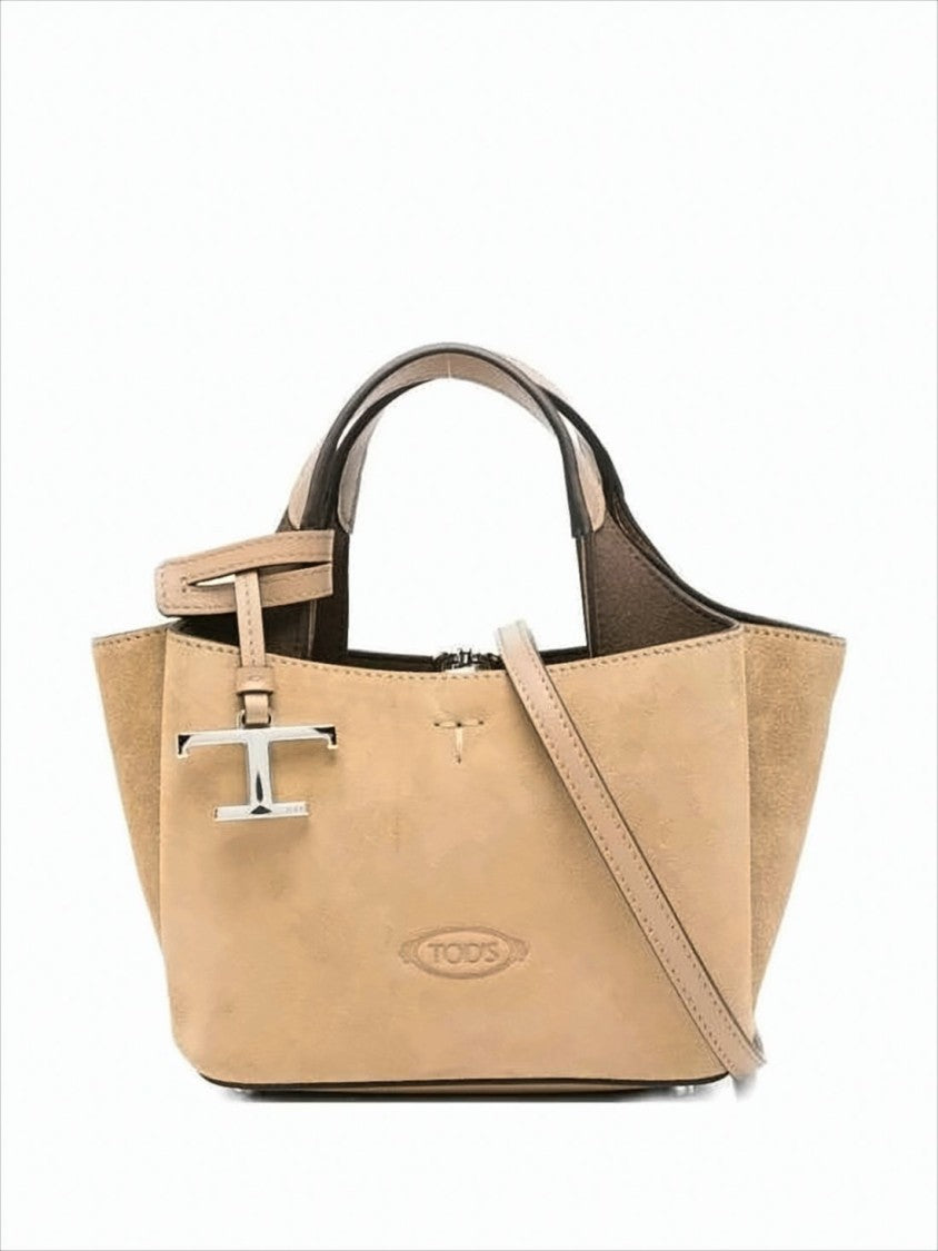 Compact Calf Leather Shoulder Bag with Adjustable Strap