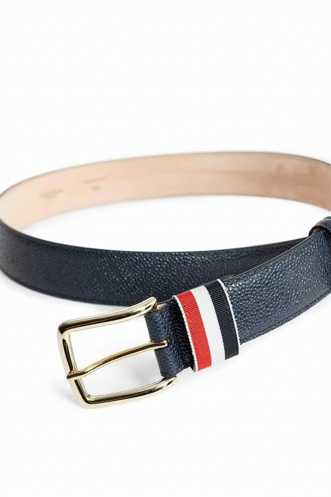 Textured Calf Leather Belt